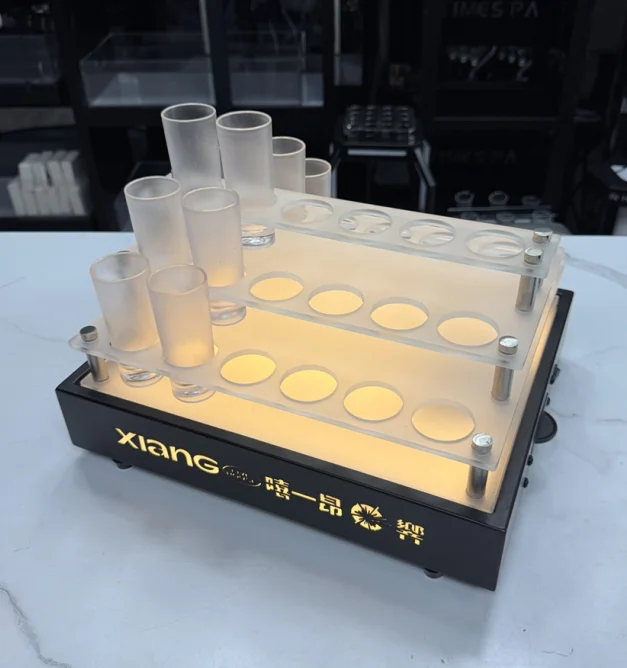 发光彩虹杯架