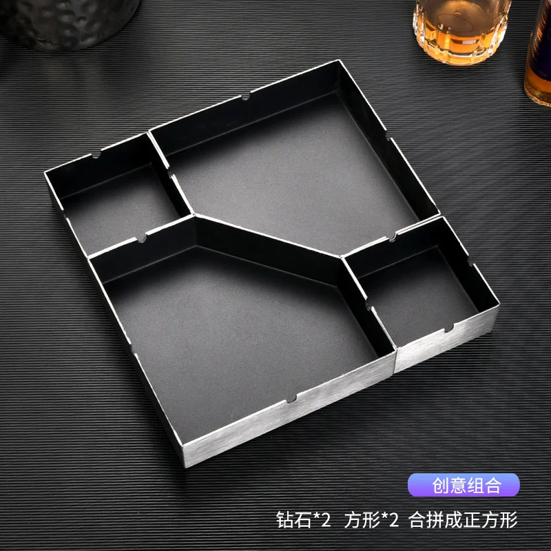 几何烟缸