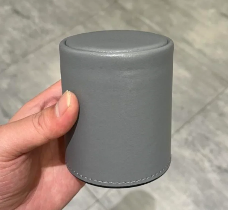 直筒皮色盅