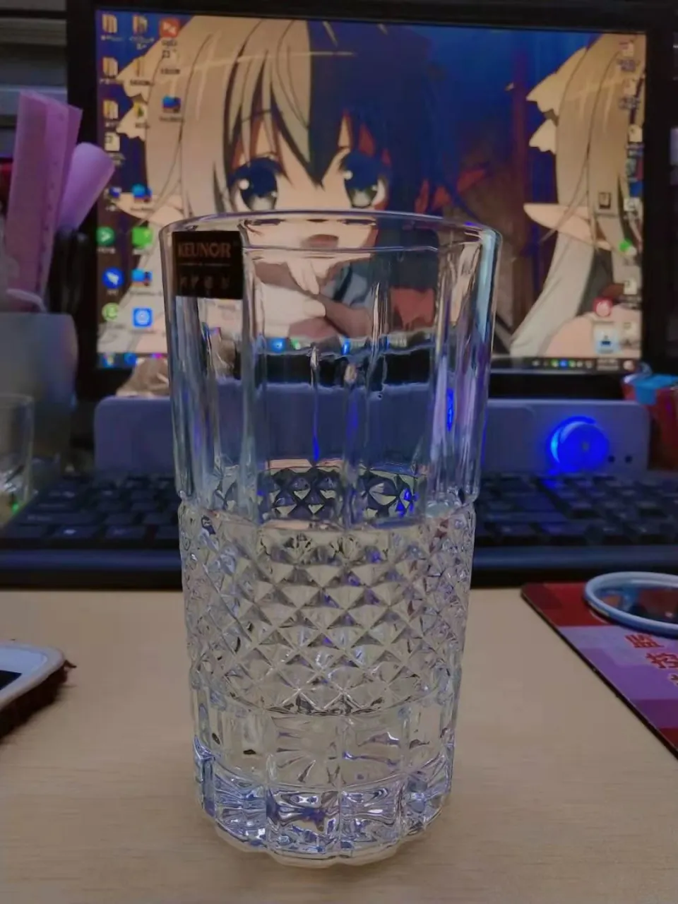 玻璃 晶质水杯