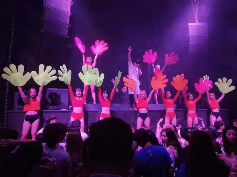 荧光大手掌