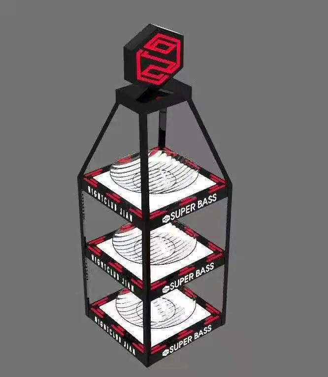多层发光果盘架