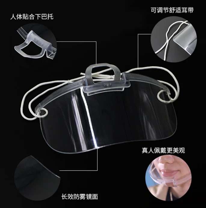 塑料透明口罩