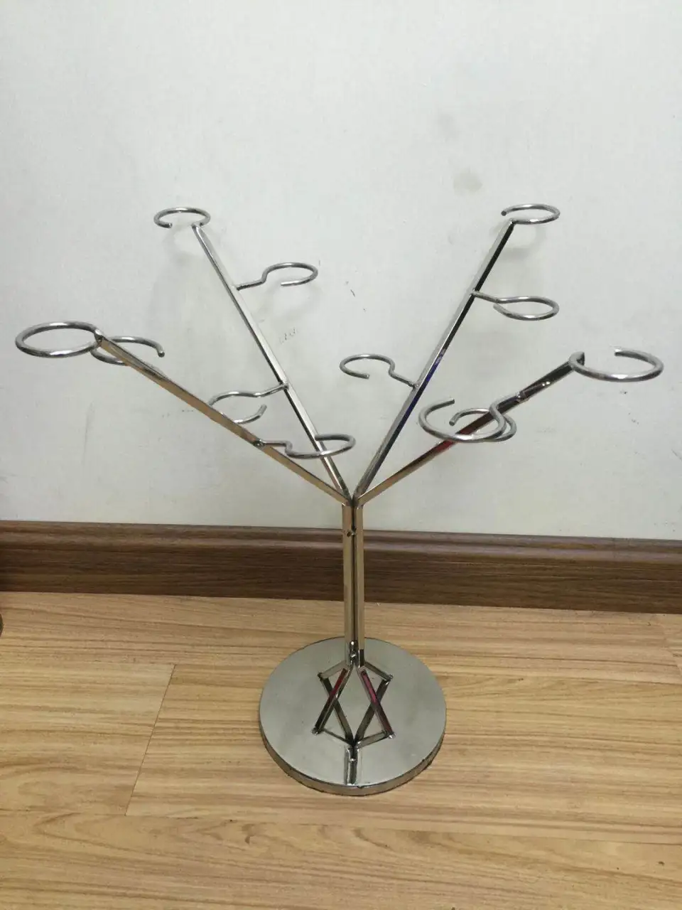 不锈钢树形悬挂杯架