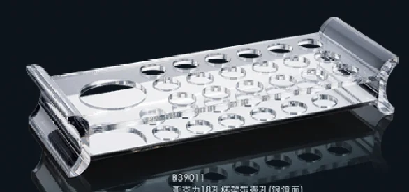 亚克力杯架带壶孔