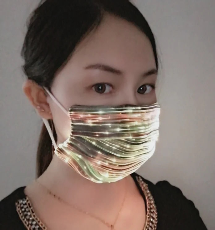 网红发光口罩