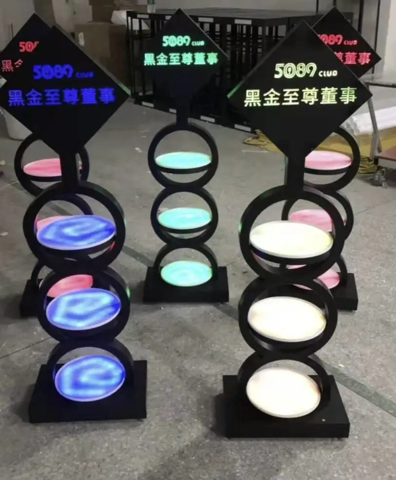 多层发光果盘架