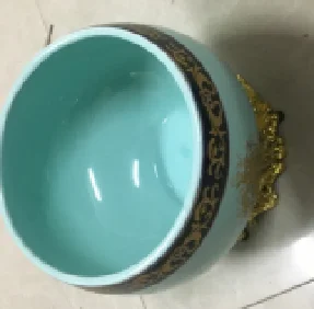 陶瓷摆台斜口碗