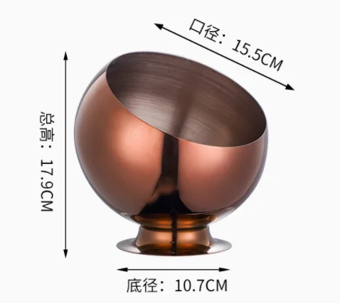 带脚 台面垃圾盅