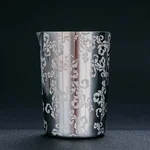镜面蚀刻拉花杯