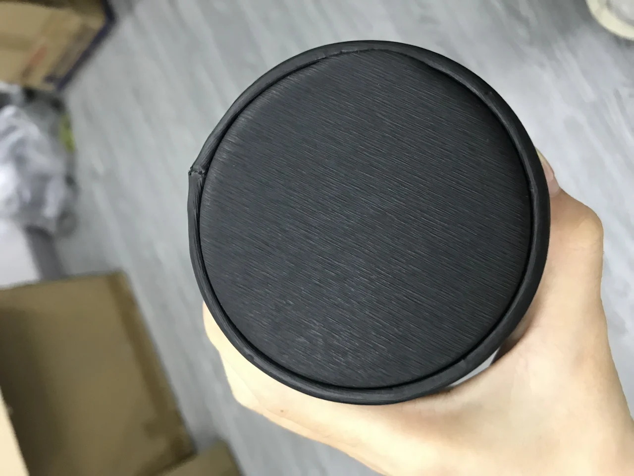 直筒皮色盅