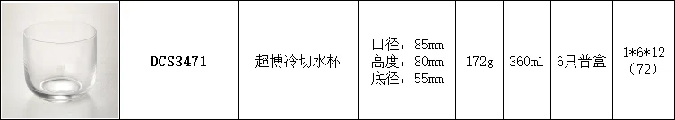 超薄鸡尾酒杯