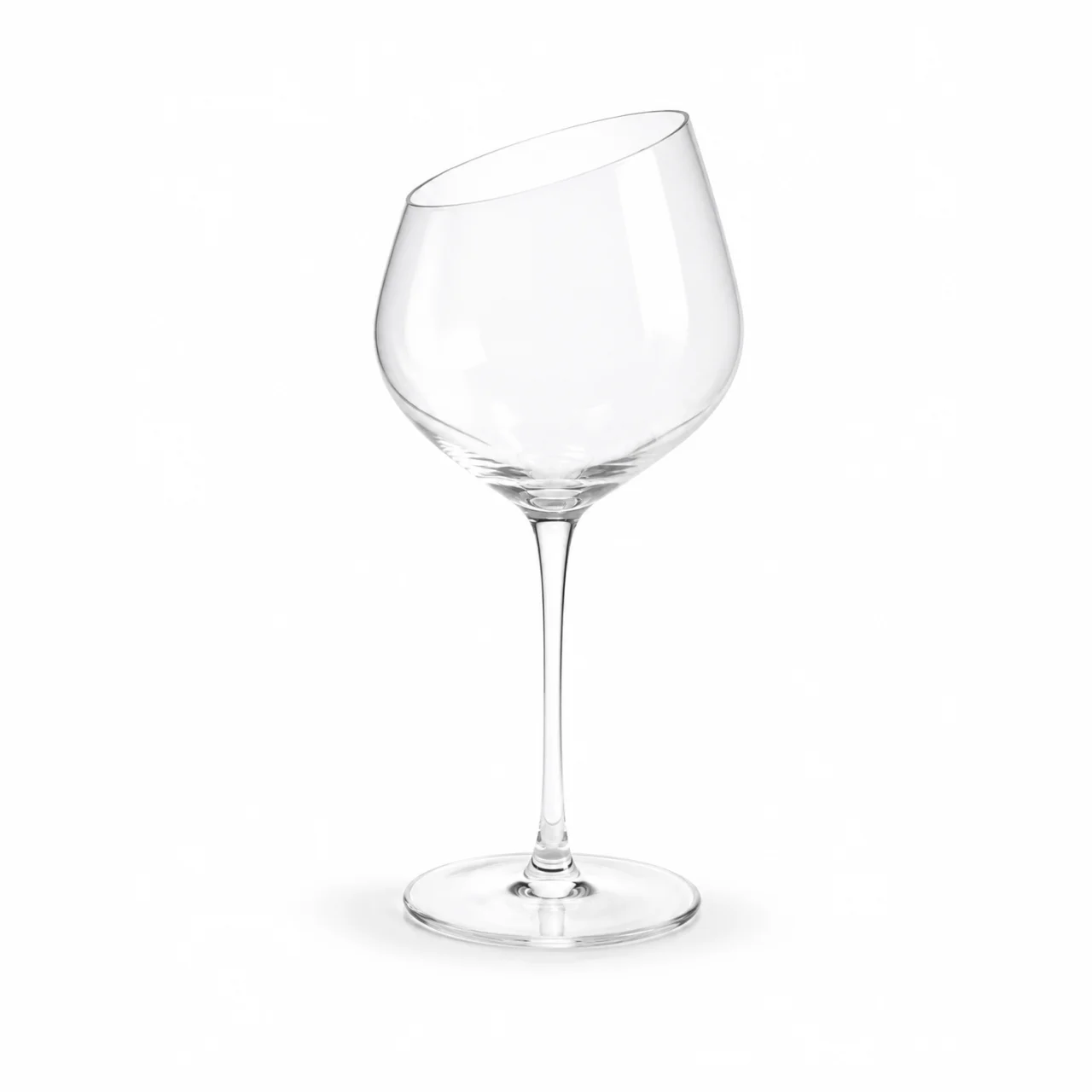 玻璃 斜口红酒杯