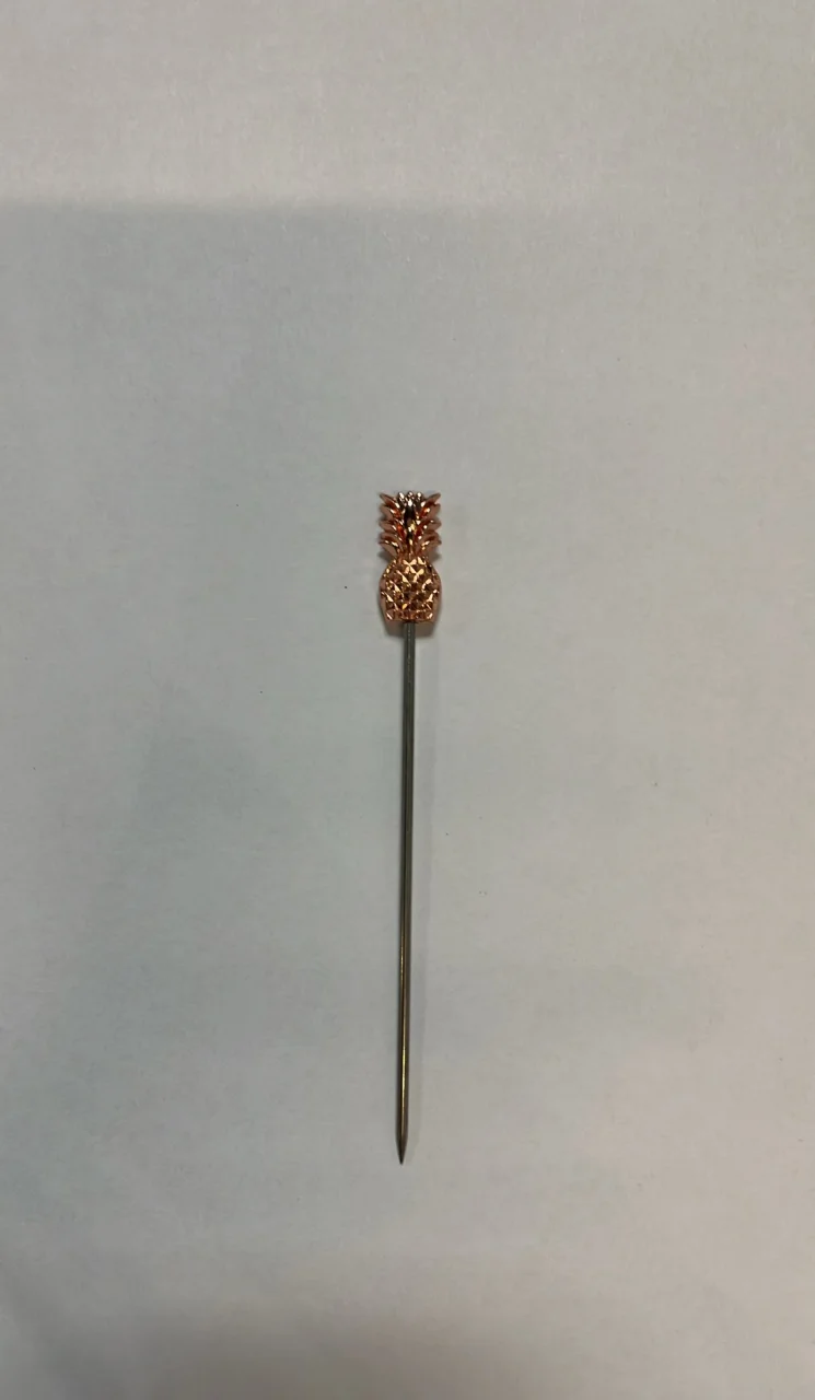 电镀菠萝水果签