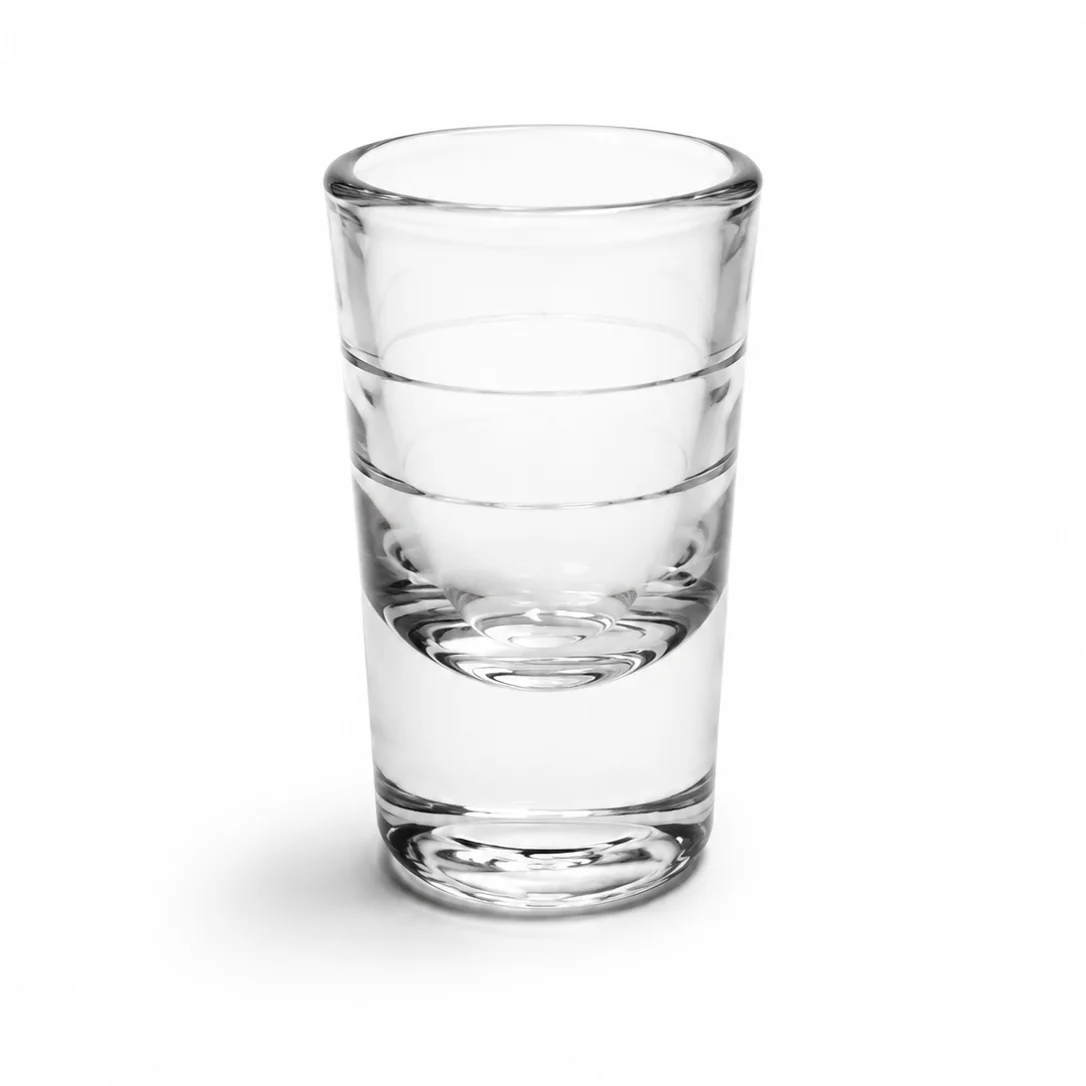 玻璃 直身厚底洋酒杯