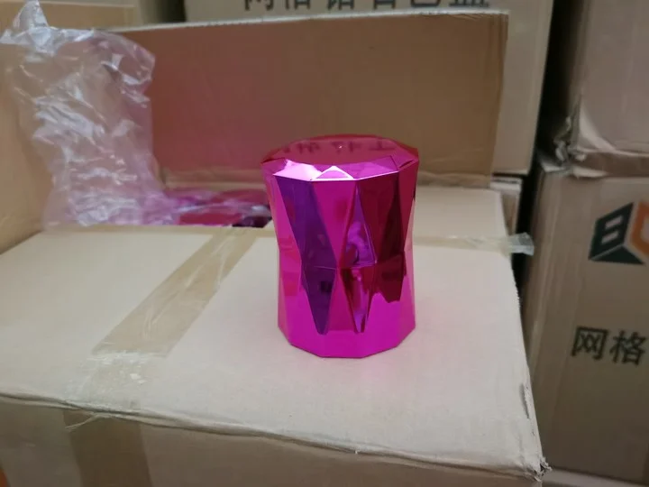 网格钻石色盅