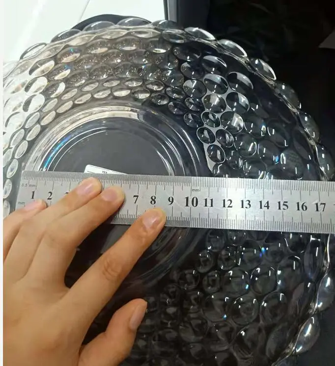 亚克力小号加厚浅珠点果盘