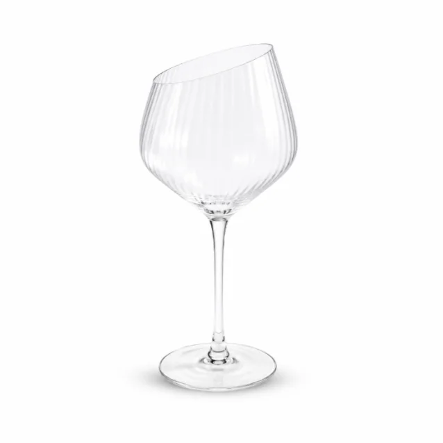 玻璃 斜口红酒杯