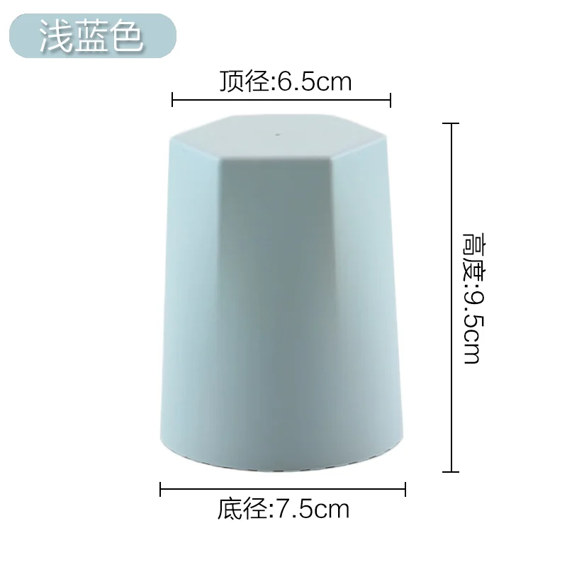 六边几何色盅