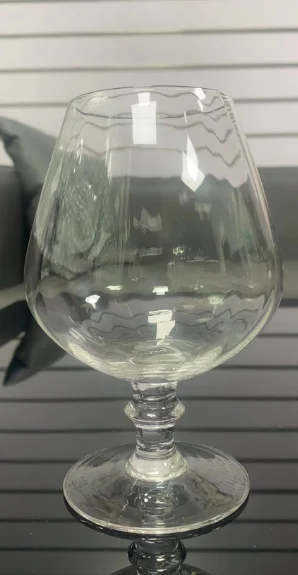 玻璃 插棱白兰地杯
