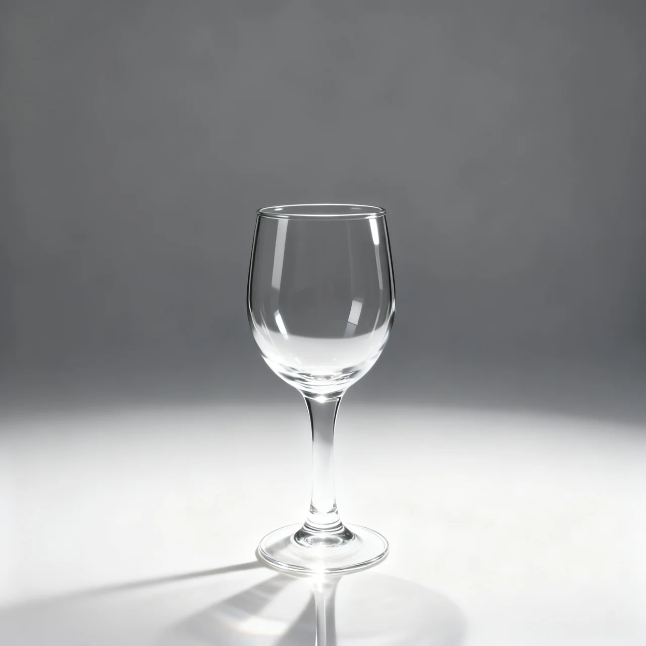 玻璃 高脚收口红酒杯