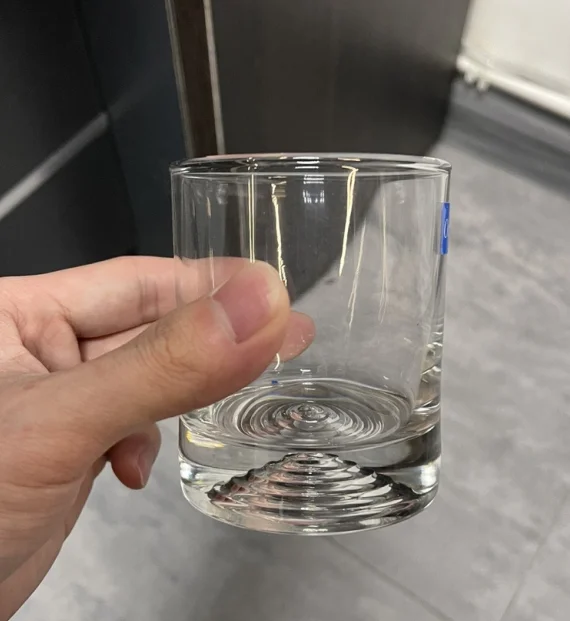 内凹圆环底 威士忌杯