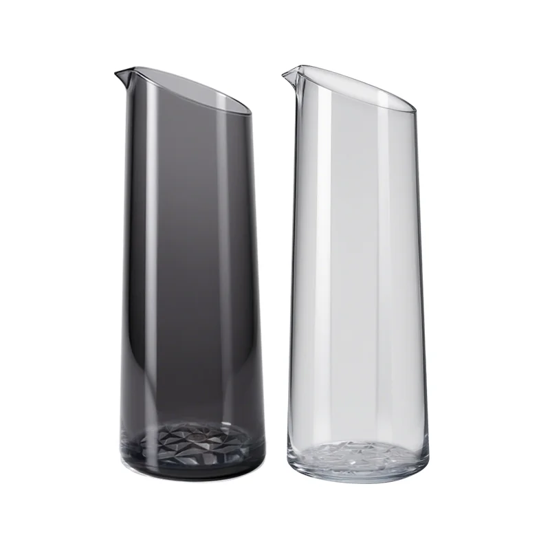 锥形PC分酒器 - 黑色 280ML【平底】
