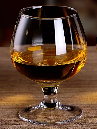 玻璃 卷边白兰地杯