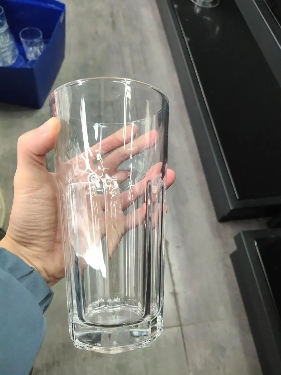 八角玻璃酒杯