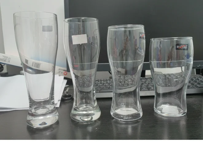 精粮啤酒杯