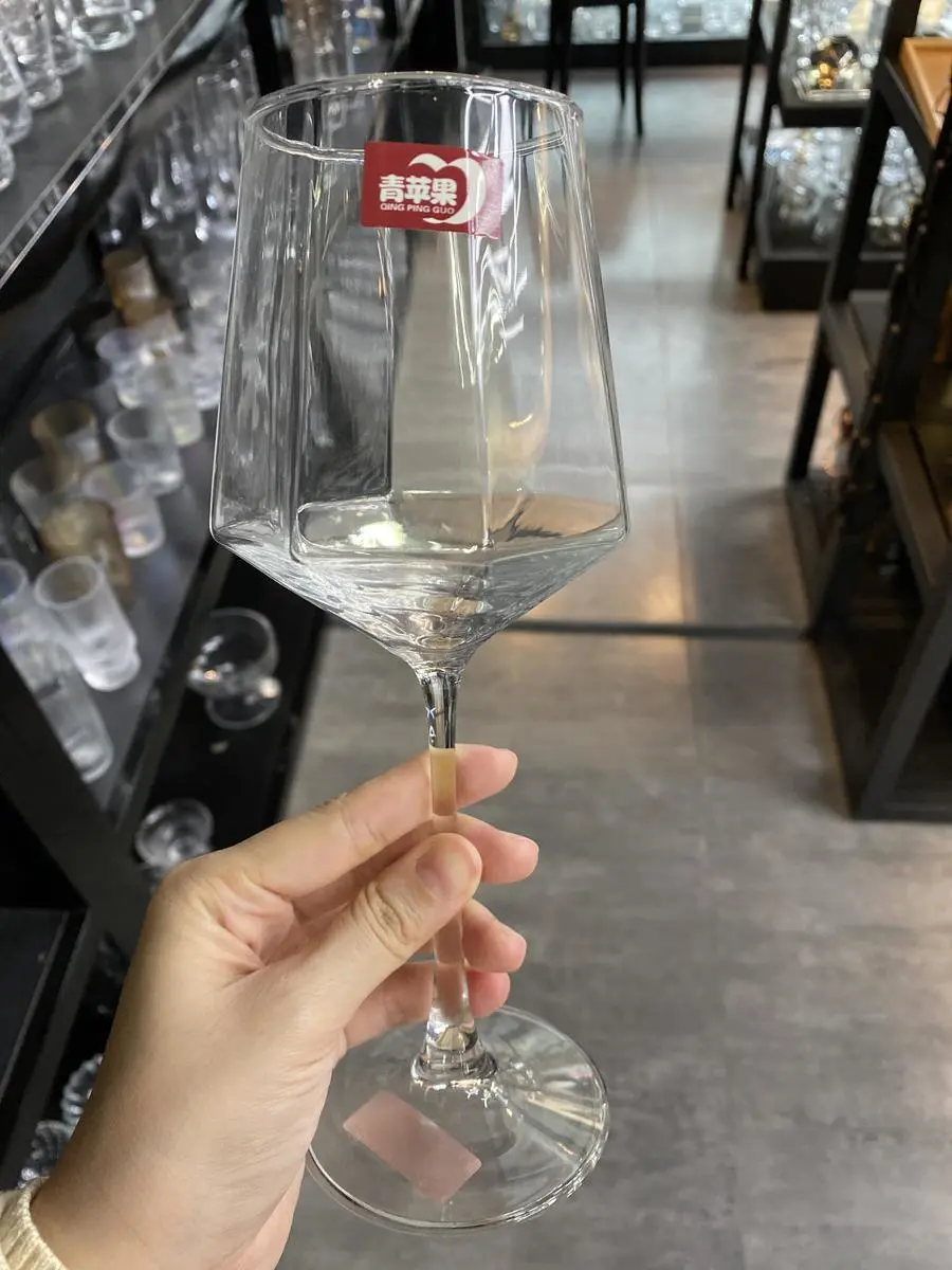 玻璃 八角红酒杯