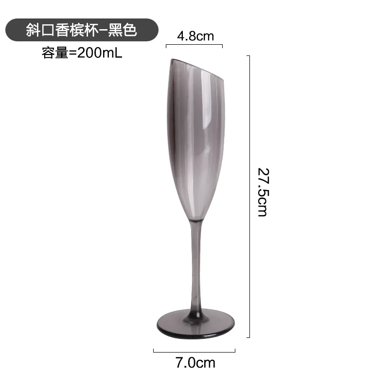 PC斜口香槟杯
