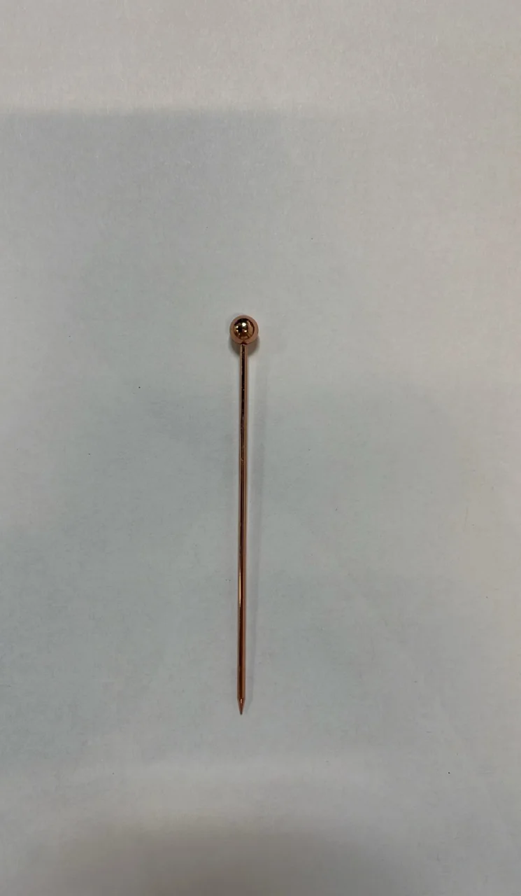镀铜圆珠水果签