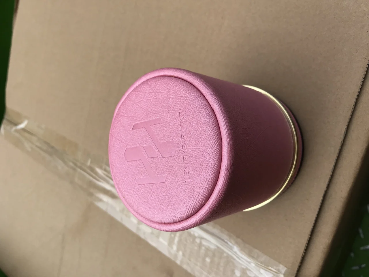 双环皮色盅