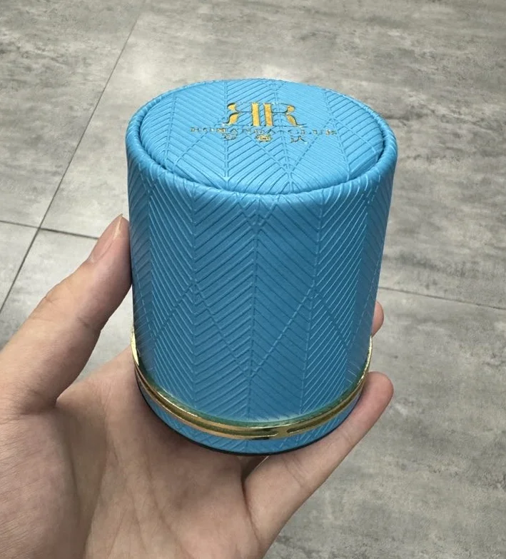 双环皮色盅