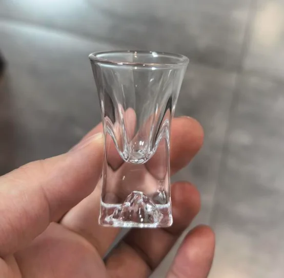 四方厚底烈酒杯