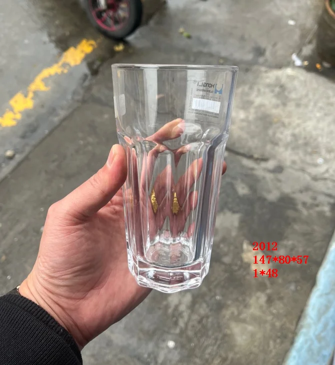 玻璃八角杯