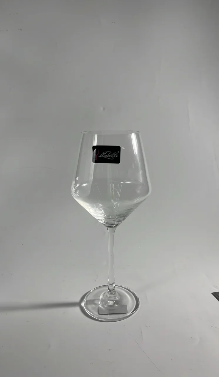 玻璃 底部螺纹红酒杯
