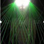 LED带激光眼镜
