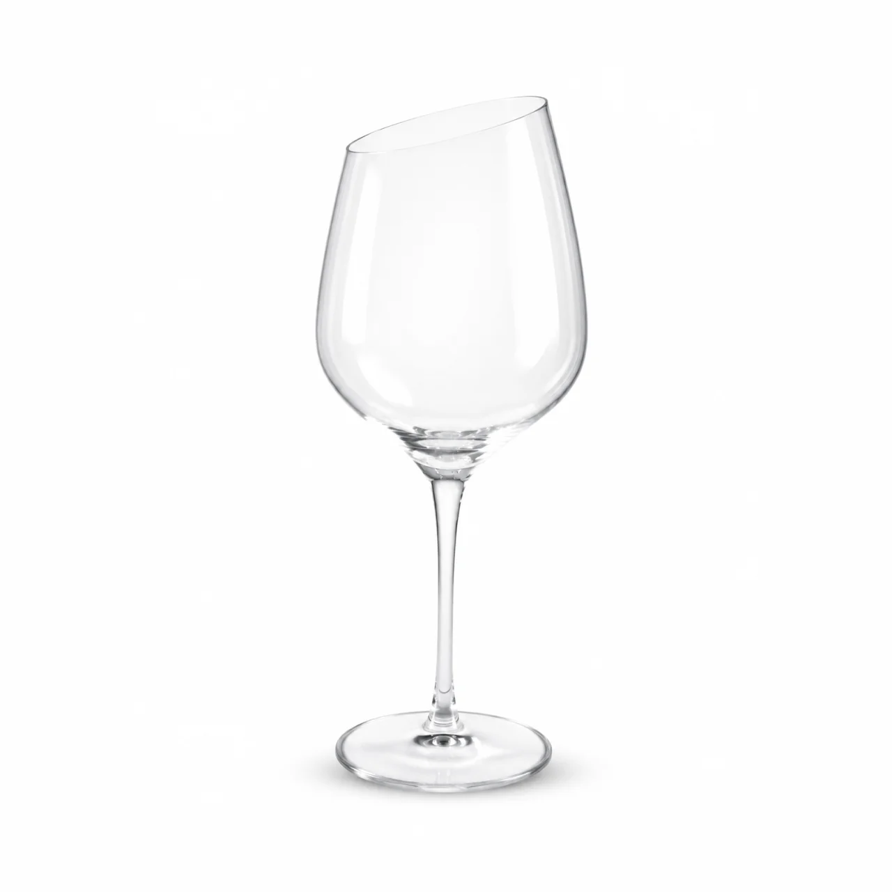 玻璃 斜口红酒杯