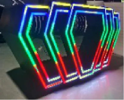 发光立体六边形架DJ