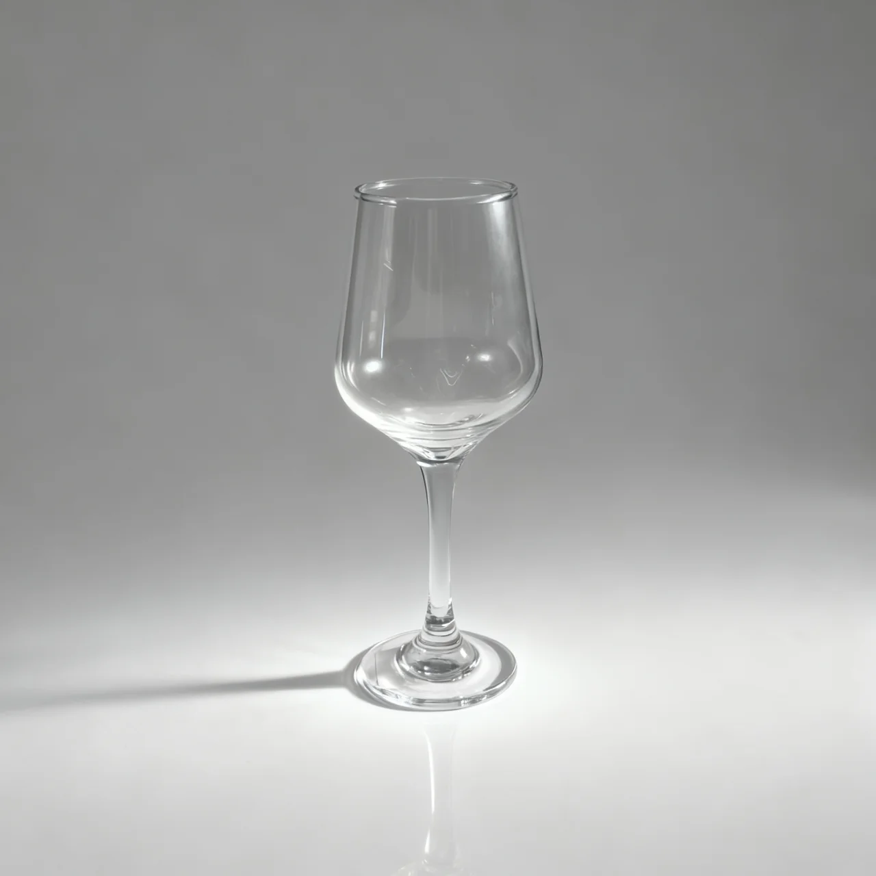 玻璃 卷边锥形红酒杯