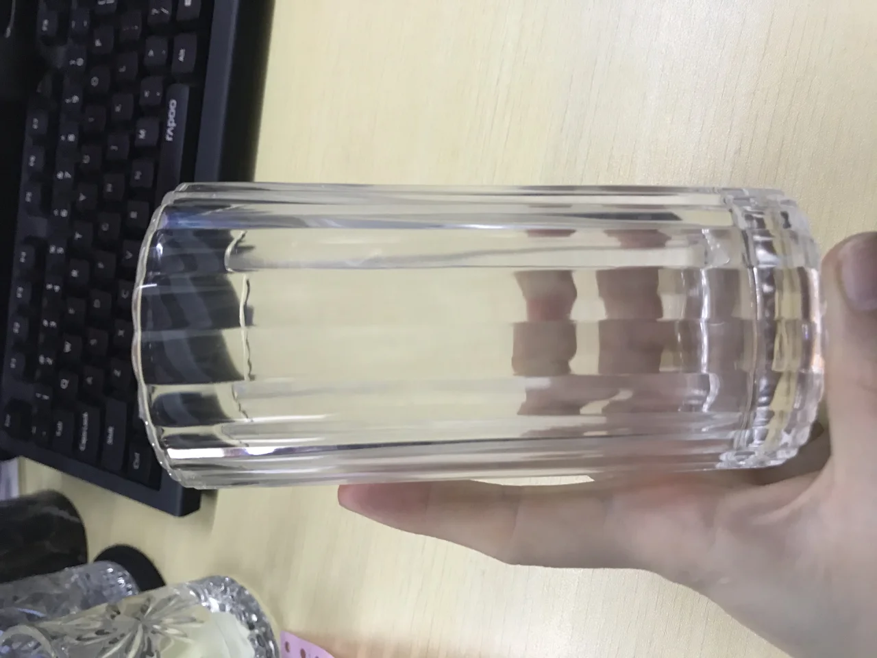 玻璃 条纹水杯