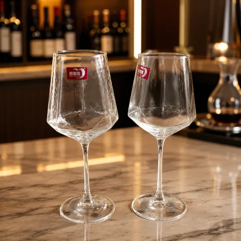 玻璃 八角红酒杯