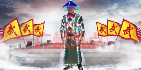 发光服 - 武林剑客炫彩