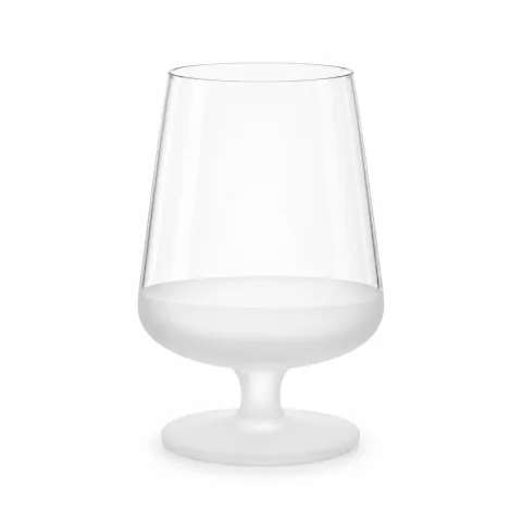 玻璃 锥形白兰地杯 - 透明底部磨砂 470ml