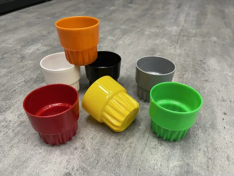 PP实色可叠杯