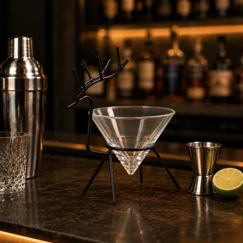玻璃 小鹿鸡尾酒杯