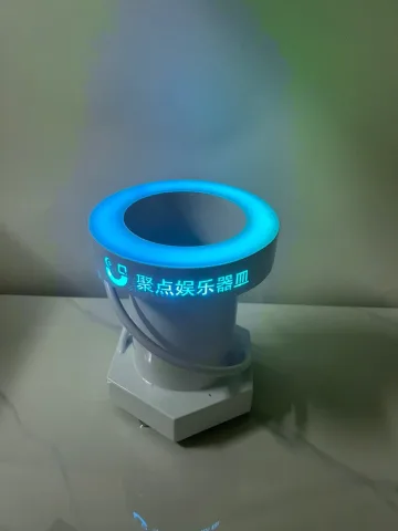 洋酒发光酒座 - 直筒 烤漆白