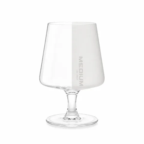 玻璃 锥形白兰地杯 - 透明半边磨砂 470ml